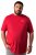 Men+ 500 T-Shirt Indigo Blue Denim Dunkelrot - Herren-T-Shirts - Herren-T-Shirts in großen Größen