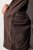 JP1880 Jacket Buffed Nubuck Lamb Leather Brown - Herren jacken - Herren Jacken in großen Größen