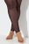 Ulla Popken 842879 Strumpfleggings mit Animal-Print Dunkelbraun - Strumpfhosen & Socken - 