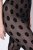 Ulla Popken 842886 Gemusterte Strumpfleggings Schwarz - Strumpfhosen & Socken - 