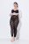 Ulla Popken 842886 Gemusterte Strumpfleggings Schwarz - Strumpfhosen & Socken - 