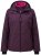 Ulla Popken 843105 Wasserdichte HYPRAR Funktionsjacke mit Wellenmuster Pflaume - Jacken - Große Jacken für Damen
