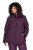 Ulla Popken 843105 Wasserdichte HYPRAR Funktionsjacke mit Wellenmuster Pflaume - Jacken - Große Jacken für Damen