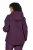 Ulla Popken 843105 Wasserdichte HYPRAR Funktionsjacke mit Wellenmuster Pflaume - Jacken - Große Jacken für Damen