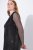 Ulla Popken 843232 Paillettenkleid Grau - Abendkleider - Abendkleider für Damen in großen Größen
