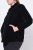 Ulla Popken 843244 Samtjacke Schwarz - Jacken - Große Jacken für Damen