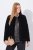 Ulla Popken 843244 Samtjacke Schwarz - Jacken - Große Jacken für Damen