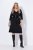 Ulla Popken 843326 Sweatkleid mit 3/4-Ärmeln Schwarz - Sweatkleider - 