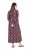 Ulla Popken 843358 Gemustertes Sweatkleid Pflaume - Sweatkleider - 