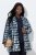 Ulla Popken 843937 Gemusterter Strukturblazer Dunkelblau - Blazer - Blazer für Frauen in Großgrößen