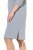 Ulla Popken 843999 Kleid mit 3/4-Ärmeln Grau meliert - Kleider - Kleider für jede Größe