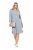 Ulla Popken 843999 Kleid mit 3/4-Ärmeln Grau meliert - Kleider - Kleider für jede Größe