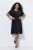 Ulla Popken 844356 Abendkleid Schwarz - Abendkleider - Abendkleider für Damen in großen Größen