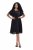 Ulla Popken 844356 Abendkleid Schwarz - Abendkleider - Abendkleider für Damen in großen Größen