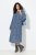 Ulla Popken 844594 Geblümtes Midikleid Dunkelblau - Midikleider - Midikleider in großen Größen