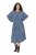Ulla Popken 844594 Geblümtes Midikleid Dunkelblau - Midikleider - Midikleider in großen Größen