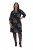 Ulla Popken 844739 Kleid mit 3/4-Ärmeln Schwarz - Midikleider - Midikleider in großen Größen