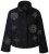 Ulla Popken 844839 Kurze Jacke mit Schneeflocken-Stickerei Dunkelblau - Jacken - Große Jacken für Damen