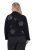 Ulla Popken 844839 Kurze Jacke mit Schneeflocken-Stickerei Dunkelblau - Jacken - Große Jacken für Damen