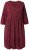 Ulla Popken 844945 Jerseykleid in A-Linie mit V-Ausschnitt Pflaume - Jerseykleider - 