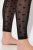 Ulla Popken 844970 Gemusterte Strumpfleggings Schwarz - Strumpfhosen & Socken - 