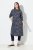Ulla Popken 844993 Gemustertes Sweatkleid Dunkelblau - Sweatkleider - 