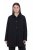Ulla Popken 845026 Hemdjacke mit Zebrastruktur Schwarz - Jacken - Große Jacken für Damen