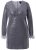 Ulla Popken 845145 Paillettenkleid mit V-Ausschnitt Silber - Abendkleider - Abendkleider für Damen in großen Größen