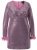 Ulla Popken 845145 Paillettenkleid mit V-Ausschnitt Rosa - Abendkleider - Abendkleider für Damen in großen Größen