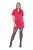 Ulla Popken 845148 Geblümtes Bodycon-Kleid Magenta - Kleider - Kleider für jede Größe