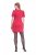 Ulla Popken 845148 Geblümtes Bodycon-Kleid Magenta - Kleider - Kleider für jede Größe