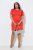 Ulla Popken 845150 Kurzärmliges Bodycon-Kleid Rot - Kleider - Kleider für jede Größe