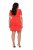 Ulla Popken 845150 Kurzärmliges Bodycon-Kleid Rot - Kleider - Kleider für jede Größe