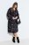 Ulla Popken 845287 Gemustertes Midikleid Schwarz - Midikleider - Midikleider in großen Größen