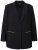 Ulla Popken 845336 Oversize-Stretchblazer mit zwei Knöpfen Schwarz - Blazer - Blazer für Frauen in Großgrößen