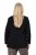 Ulla Popken 845336 Oversize-Stretchblazer mit zwei Knöpfen Schwarz - Blazer - Blazer für Frauen in Großgrößen