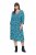 Ulla Popken 845360 Gemustertes Midikleid Hellblau - Midikleider - Midikleider in großen Größen