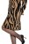 Ulla Popken 845378 Strickkleid mit Animal-Print Beige - Abendkleider - Abendkleider für Damen in großen Größen