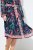 Ulla Popken 845649 Geblümtes Chiffonkleid Dunkelblau - Midikleider - Midikleider in großen Größen
