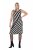 Ulla Popken 845784 Gestreiftes Strickkleid Schwarz - Sommerkleider - Große Größen: Leichte Sommerkleider