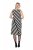 Ulla Popken 845784 Gestreiftes Strickkleid Schwarz - Sommerkleider - Große Größen: Leichte Sommerkleider