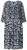 Ulla Popken 845825 Geblümtes Midikleid mit 3/4-Ärmeln Schwarz - Midikleider - Midikleider in großen Größen