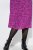 Ulla Popken 845825 Geblümtes Midikleid mit V-Ausschnitt Flieder - Midikleider - Midikleider in großen Größen