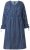 Ulla Popken 845863 Gestreiftes Kleid mit V-Ausschnitt Dunkelblau - Kleider - Kleider für jede Größe