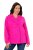 Ulla Popken 846021 Fleecemantel Rosa - Mäntel - Große Größen: Mäntel für Damen