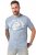 JP1880 846221 Rolling Stones Tongue T-Shirt Hellblau - Band-T-shirts - Band T-Shirts für große Größen