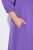 Ulla Popken 846373 Sweatkleid in A-Linie mit 3/4-Ärmeln Flieder - Kleider - Kleider für jede Größe