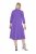Ulla Popken 846373 Sweatkleid in A-Linie mit 3/4-Ärmeln Flieder - Kleider - Kleider für jede Größe