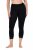 Ulla Popken 846491 3/4-Strumpfleggings mit Spitze Schwarz - Strumpfhosen & Socken - 