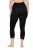 Ulla Popken 846491 3/4-Strumpfleggings mit Spitze Schwarz - Strumpfhosen & Socken - 